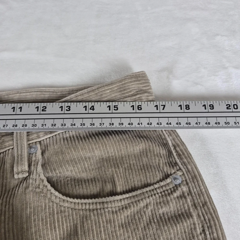 Levi's Premium 578 Baggy Corduroy Pants Men's 33x30 Brown Relaxed Casual Comfort